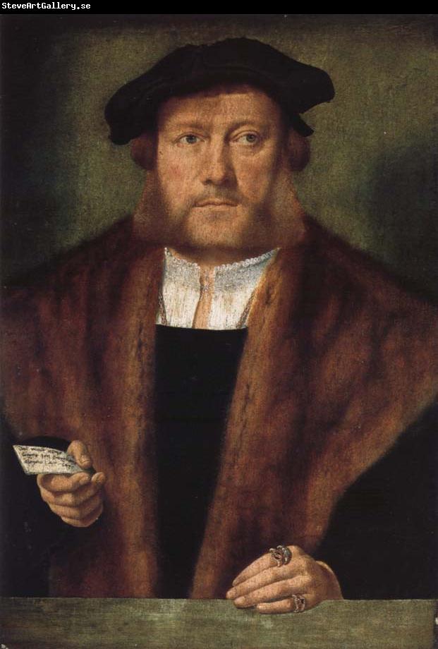 Barthel Bruyn the Elder Portrait of a Gentleman